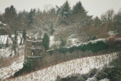 Halbrundturm - Ostansicht : zum Vergrößern der Ansicht hier klicken