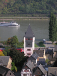 Münzturm - aus Blickrichtung Spitzenturm : zum Vergrößern der Ansicht hier klicken