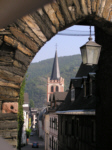Blick durch das Steeger Tor aus Richtung Steeg in die Stadt hinein : zum Vergrößern der Ansicht hier klicken
